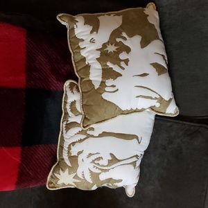 2 small Christmas pillows For decoration only